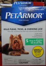 PetArmor makes an inexpensive flea and tick treatment.